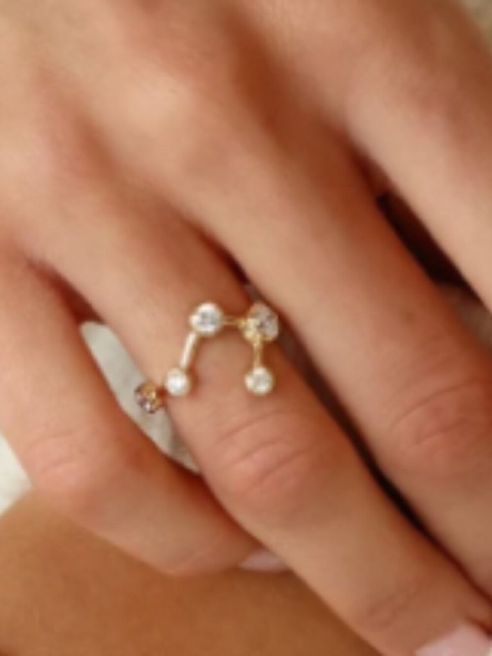 Logan Hollowell Big Dipper Diamond Constellation Ring
